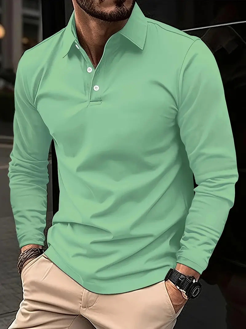 LONG SLEEVE RIVETTO POLO