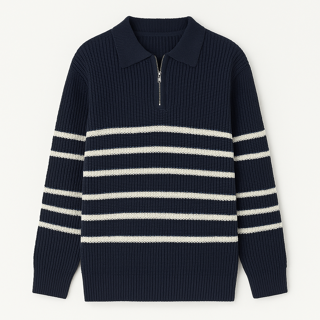 TWO COLOR QUARTER ZIP