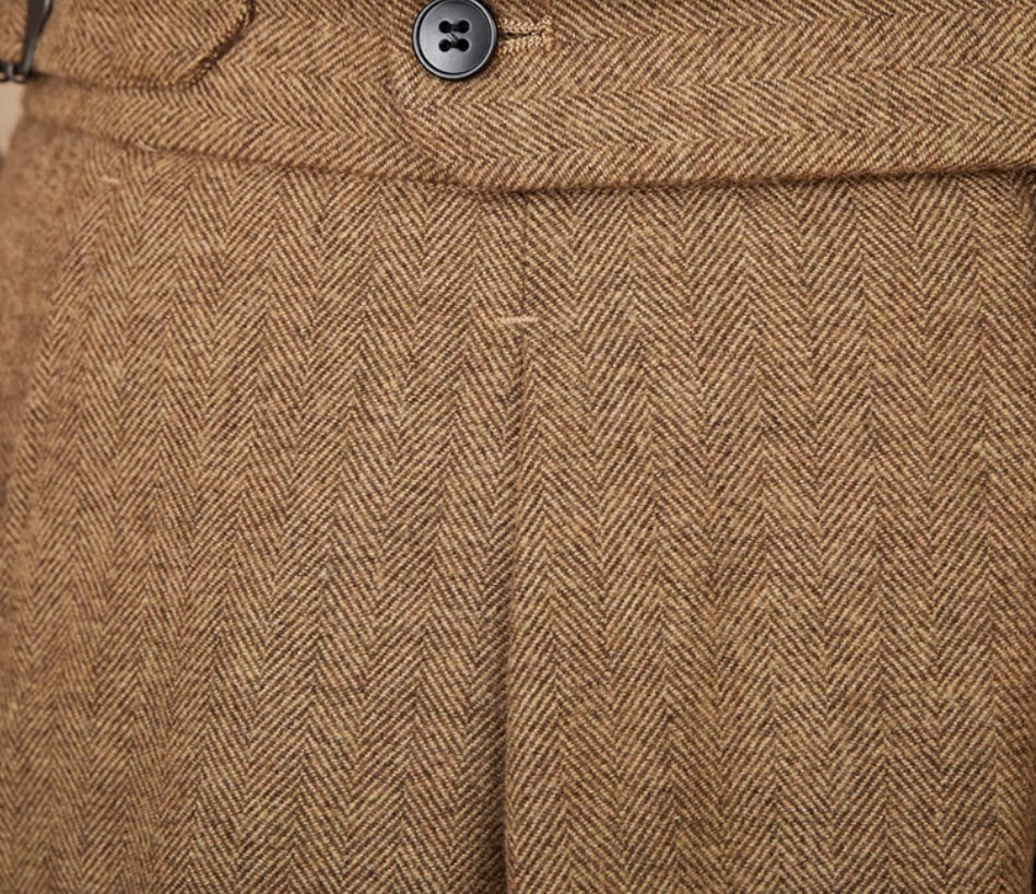 Naples Casual High Waist Straight Trousers